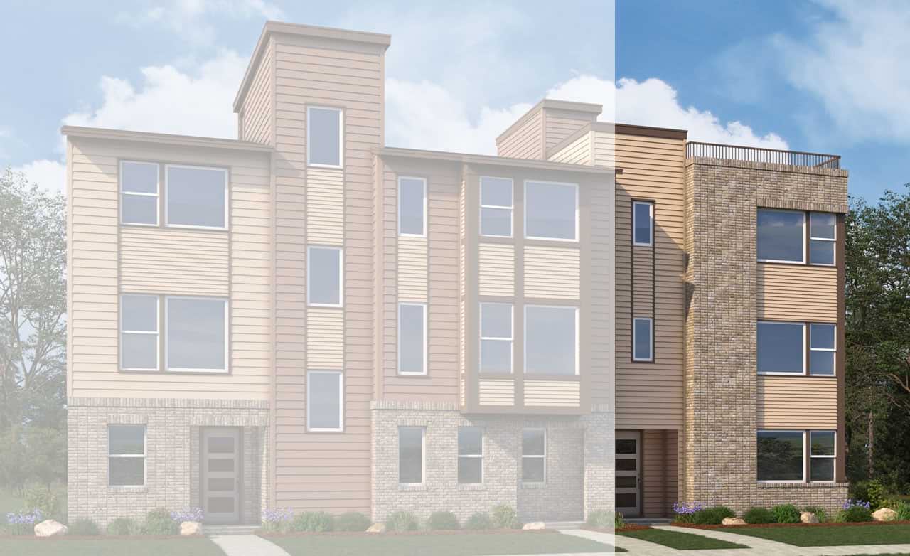 Blanca_Row-Homes-3-Plex-Elevations_Unit-3_rev