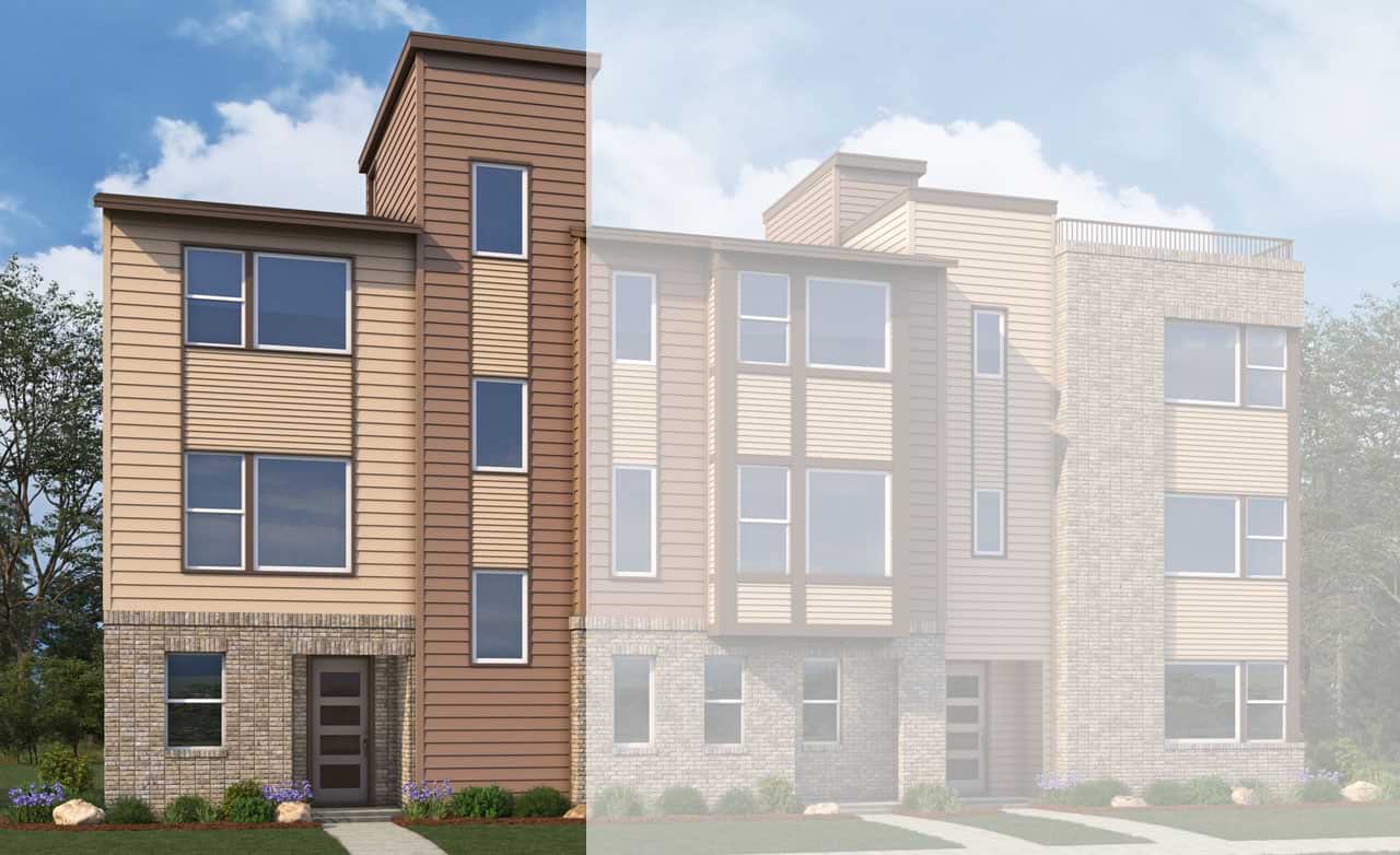 Columbia_Row-Homes-3-Plex-Elevations_Unit-2_rev